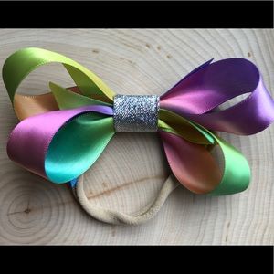 Rainbow Ribbon Bow